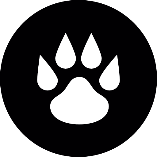 Pawprint print animal wildlife icon