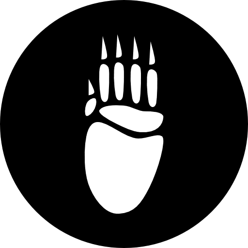 Pawprints wildlife paw mammals icon