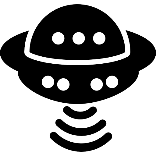 Spacecraft of rounded shape ship transportation spacecraft icon Spacecraft of rounded shape ship transportation spacecraft icon