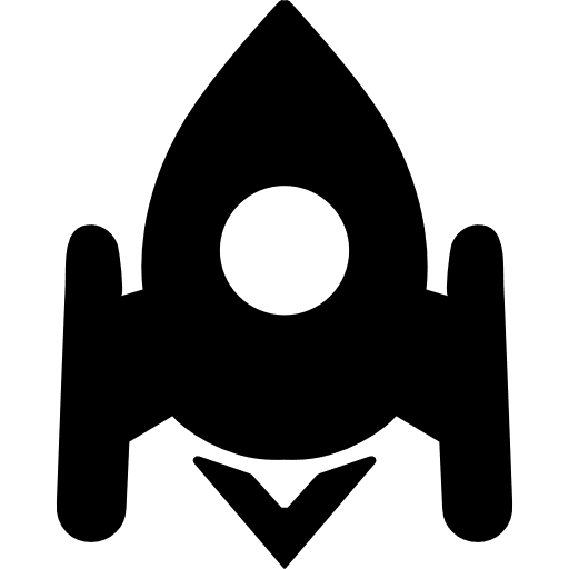 Rocket space ship rockets transportation ships icon Rocket space ship rockets transportation ships icon