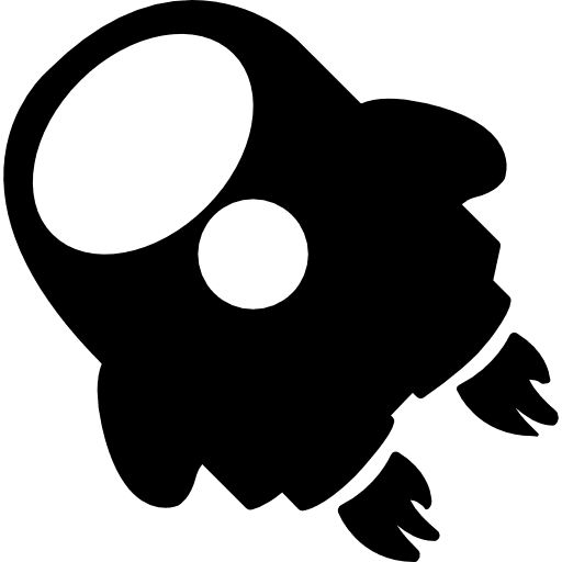 Space ship spacecraft space transport icon Space ship spacecraft space transport icon