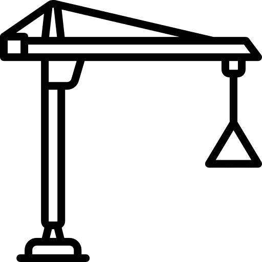 Construction crane trucks construction cargo icon