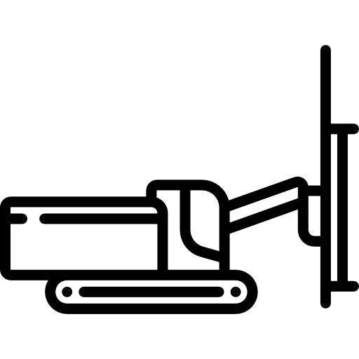 Boring machine trucks trucking cargo icon Boring machine trucks trucking cargo icon