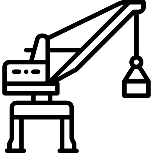 Harbor crane trucks transport trucking icon Harbor crane trucks transport trucking icon