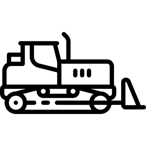 Bulldozer trucks construction cargo icon Bulldozer trucks construction cargo icon