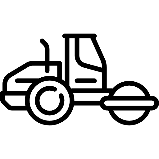 Paver construction transport cargo icon Paver construction transport cargo icon