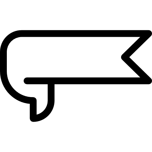 Ribbon banner design ornament lace icon Ribbon banner design ornament lace icon