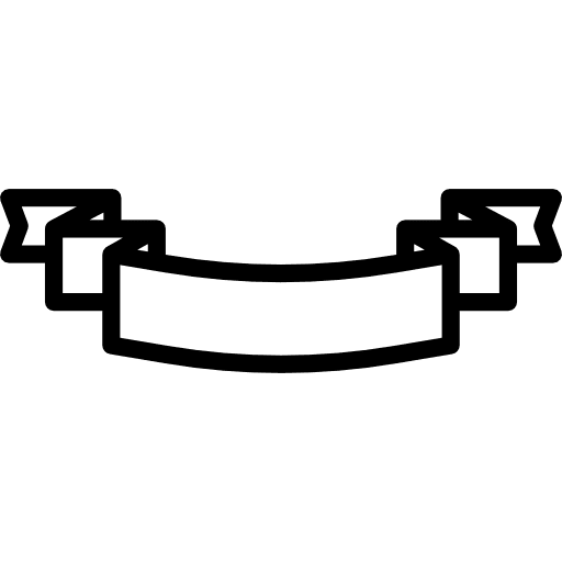 Ribbon ornament technology ribbon banner icon