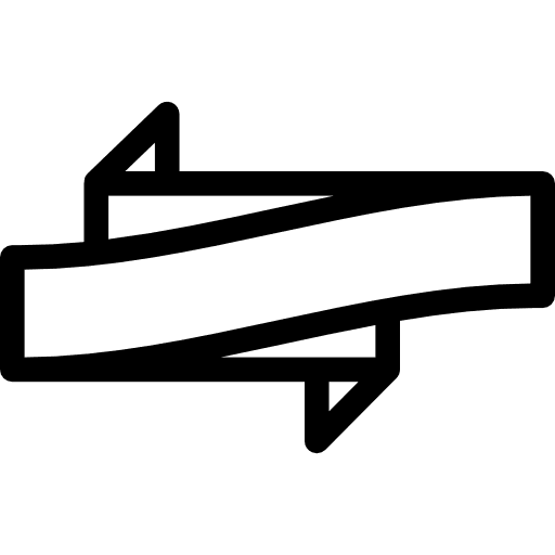 Ribbon ornamentation banner ornamental icon