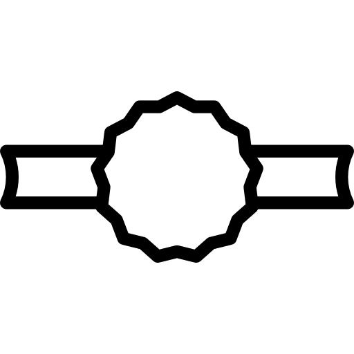 Lineal ribbon technology ornamentation lace icon Lineal ribbon technology ornamentation lace icon