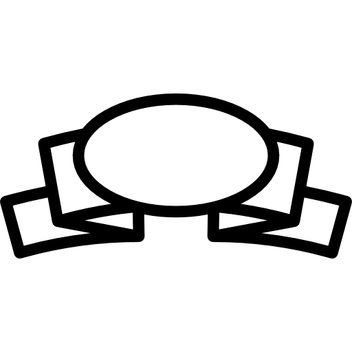 Ribbon ornament lace ornamentation icon Ribbon ornament lace ornamentation icon