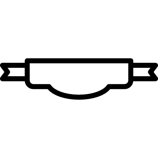 Ribbon ornament technology banner icon Ribbon ornament technology banner icon