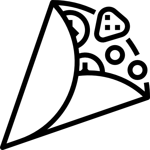 Crepe sweet fruit crepe icon