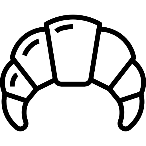 Croissant croissants food baked icon