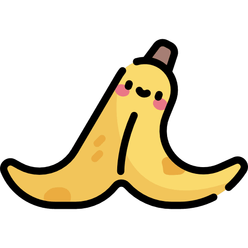 Banana banana diet organic icon