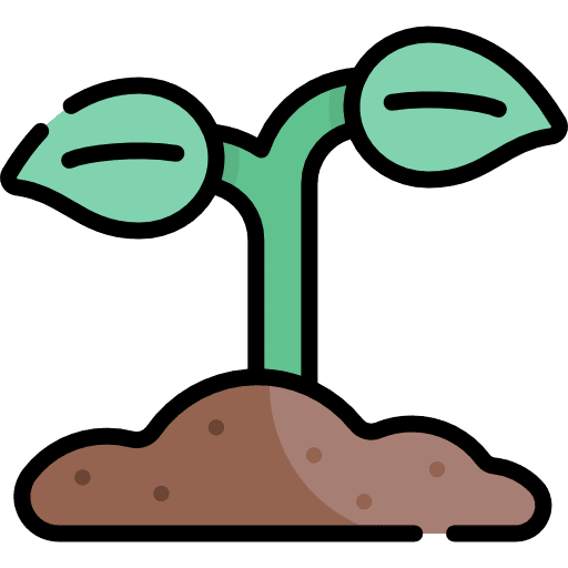 Growth ecology and environment growth garden icon