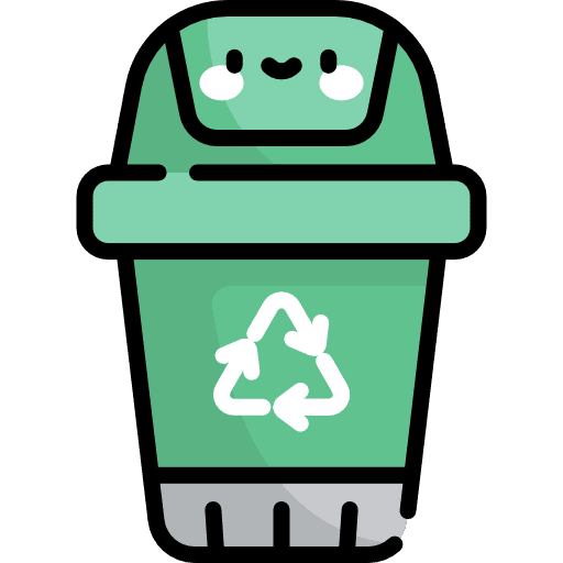 Recycle bin trash can recycling trash icon