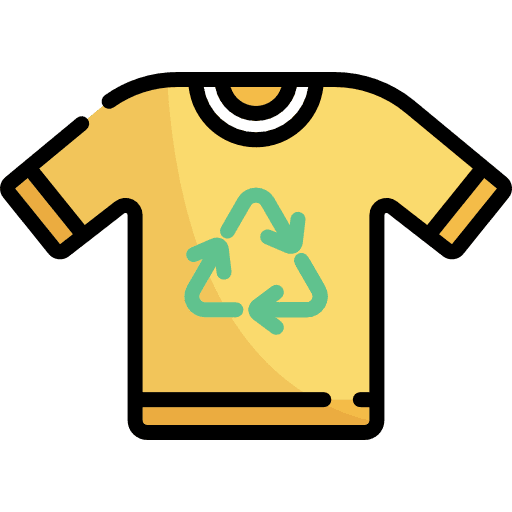 Clothes recycle recycled shirt icon