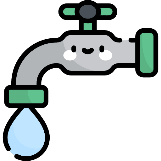 Faucet nature tap tap water icon
