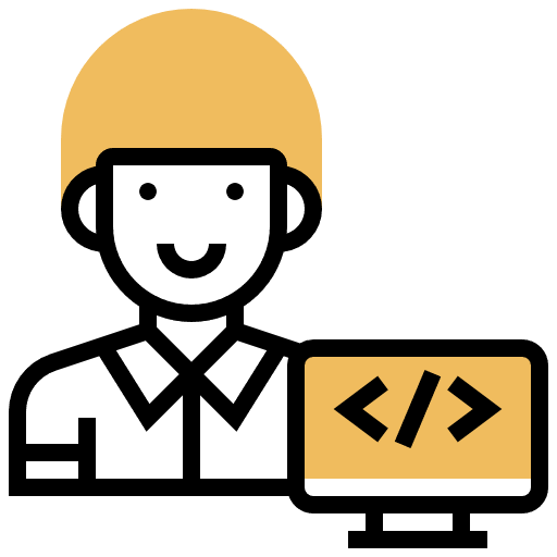 Developer account user screen icon