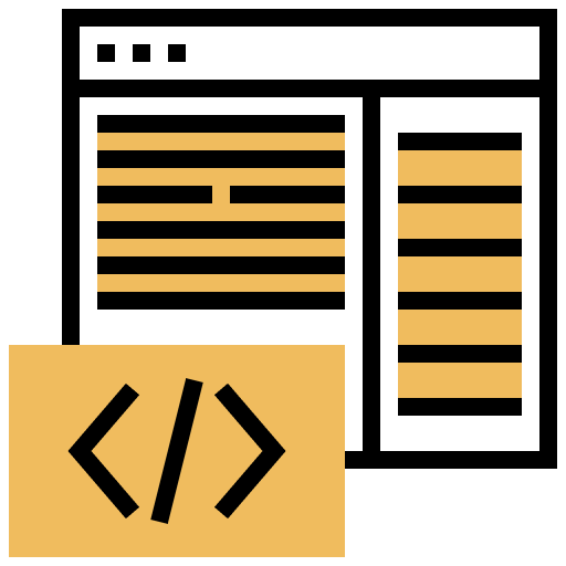 Programming code ui coding icon Programming code ui coding icon