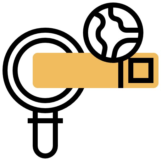 Search engine globe grid interface loupe icon Search engine globe grid interface loupe icon