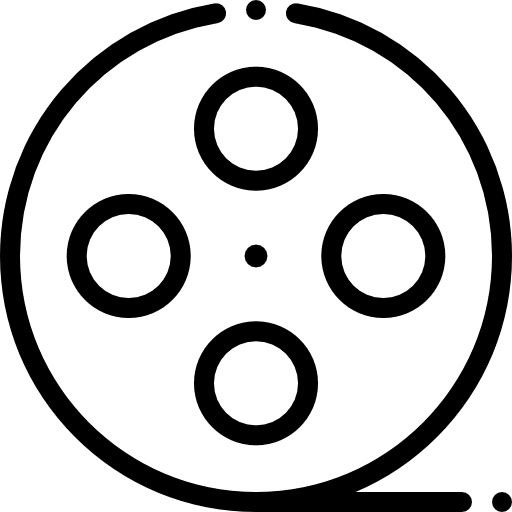 Film film strip movie rolls icon