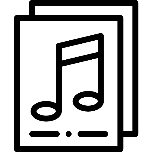 Music file mp3 music file interface icon