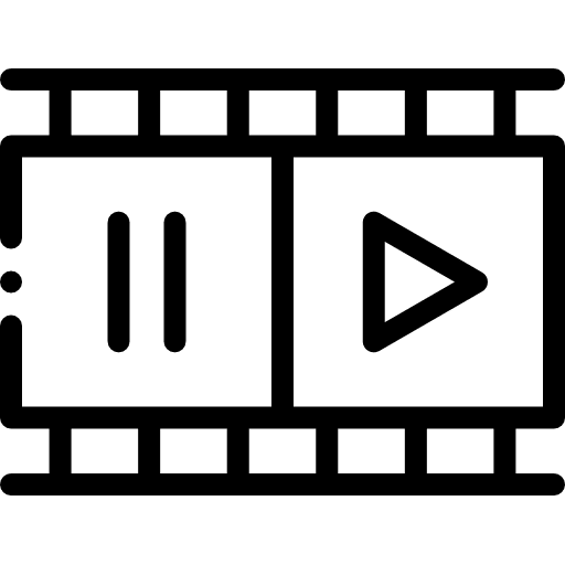 Play ui pause button music and multimedia icon