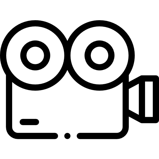 Video camera cinema entertainment movie icon