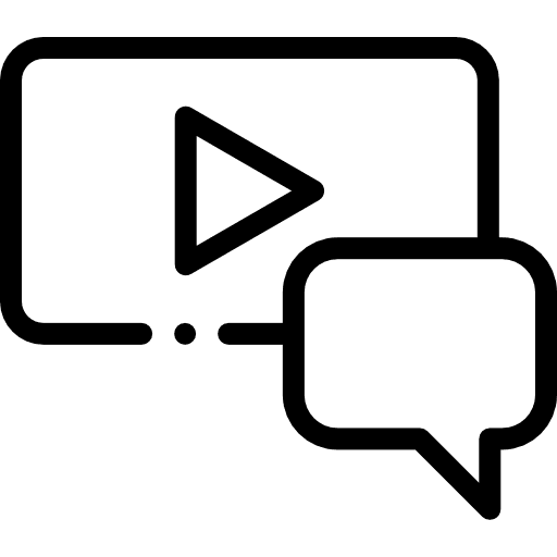 Conversation music and multimedia dialogue multimedia icon