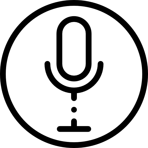 Microphone technology communications mute icon