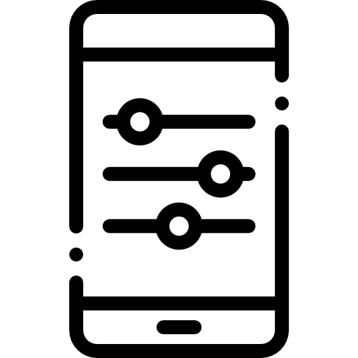 Smartphone communications edit tools technology icon