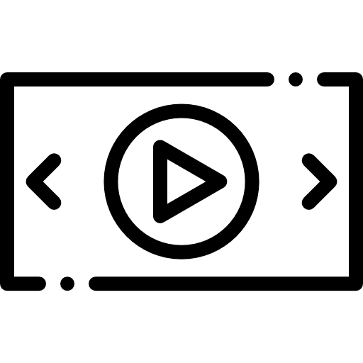 Video play multimedia option play button video play icon