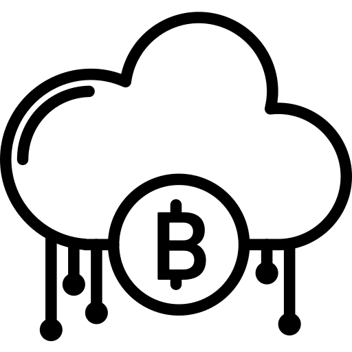 Bitcoin money business cash icon