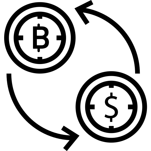 Exchange fx commerce business icon