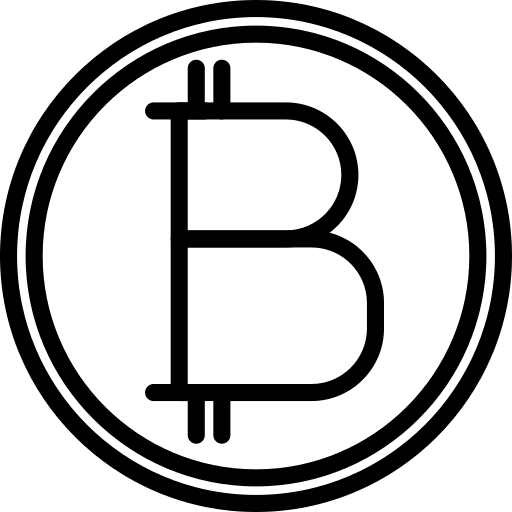 Bitcoin coin cash business icon