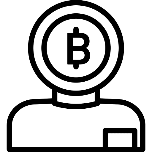 Bitcoin coin cash money icon