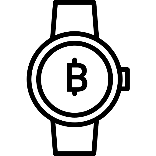 Smartwatch multimedia business and finance device icon