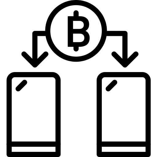 Transfer coin bitcoins transfer icon