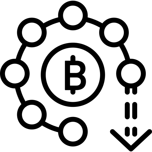 Bitcoin bitcoin money coin icon