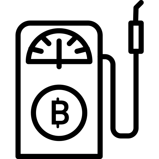 Gas station gasoline fuel station transport icon