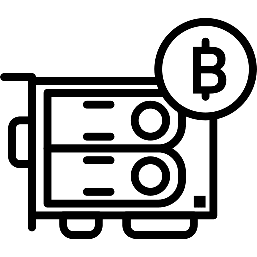 Gpu electronic business and finance electronics icon