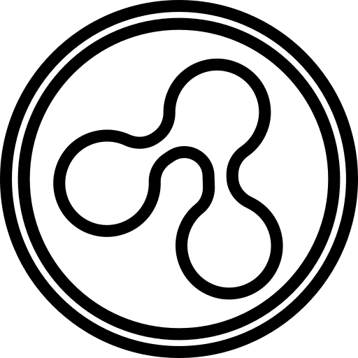 Ripple ripple money cryptocurrency icon