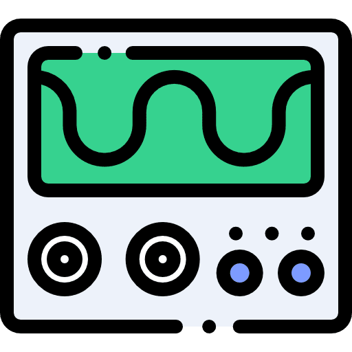 Waves data analytics graphic icon