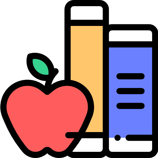 Knowledge book growth apple icon