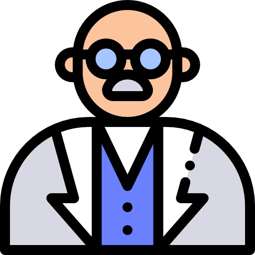 Scientist science chemical user icon