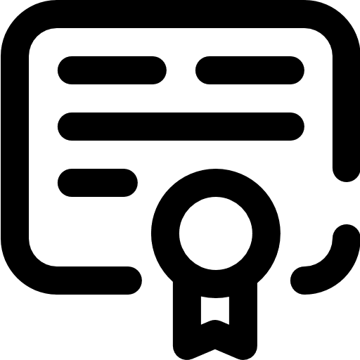 Contract degree patent interface icon