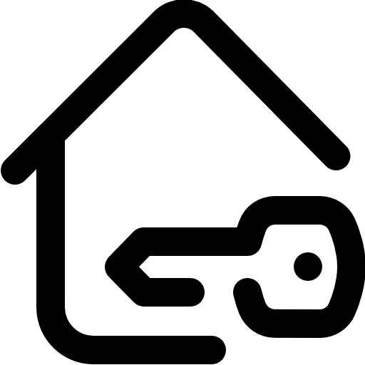 Key security home buildings icon Key security home buildings icon