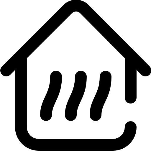 Heating heating air conditioning household icon Heating heating air conditioning household icon